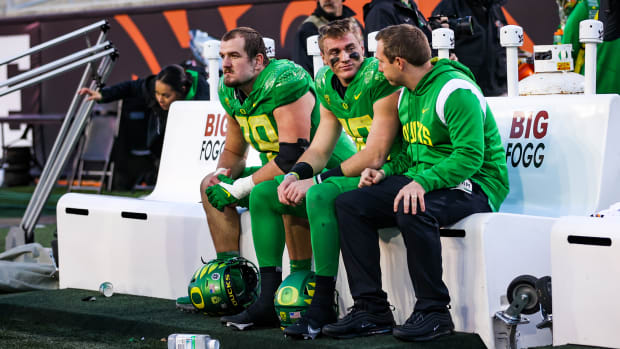 Forsyth, Nix, Dillingham Oregon State Postgame Cropped